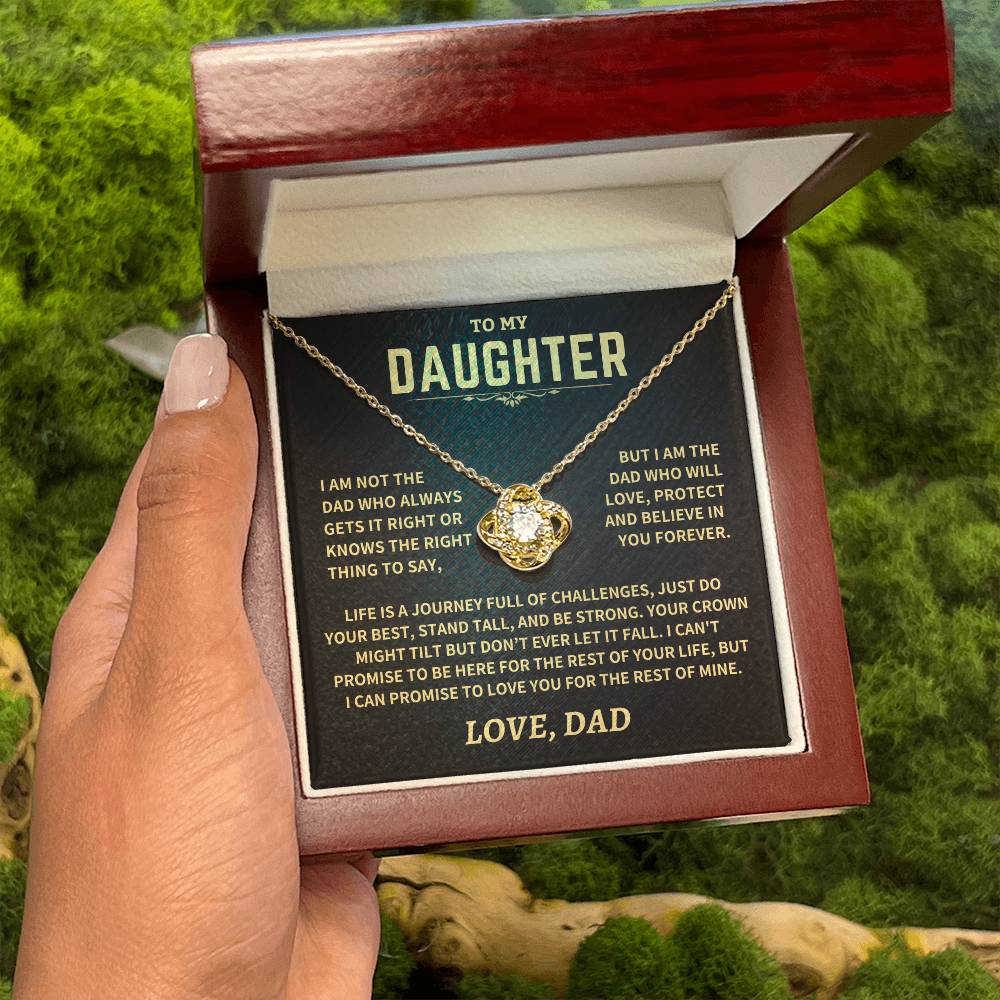 Gift For Daughter From Dad, "Crown Might Tilt But Don't Ever Let It Fall" - Image 11