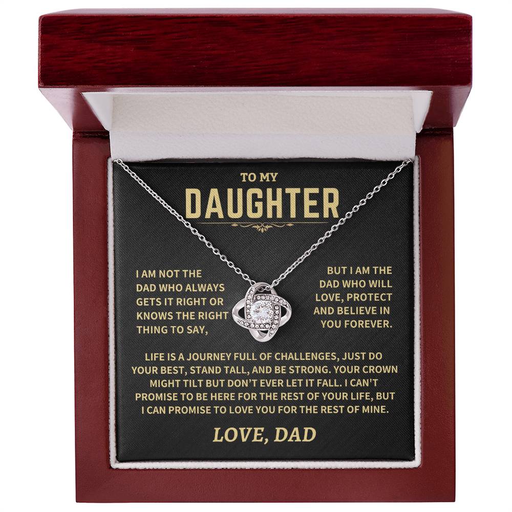 Gift For Daughter From Dad, "Crown Might Tilt But Don't Ever Let It Fall" - Image 6