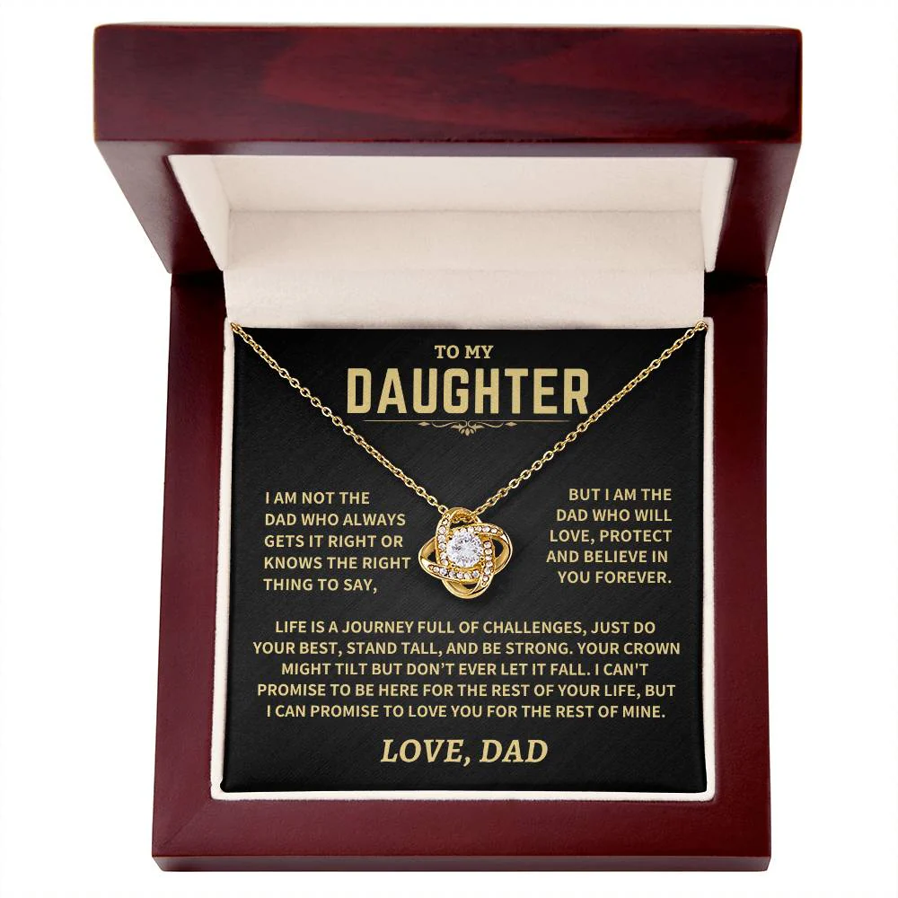 Gift For Daughter From Dad, "Crown Might Tilt But Don't Ever Let It Fall" - Image 7