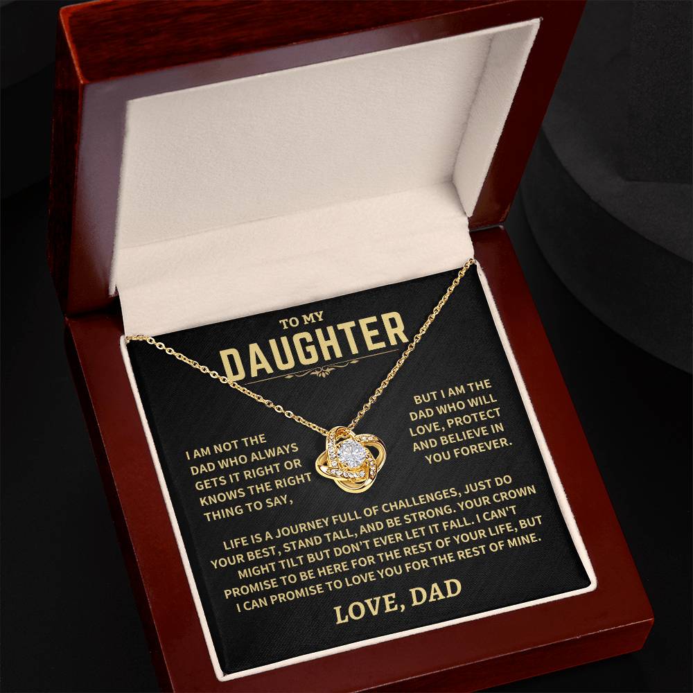 Gift For Daughter From Dad, "Crown Might Tilt But Don't Ever Let It Fall" - Image 8