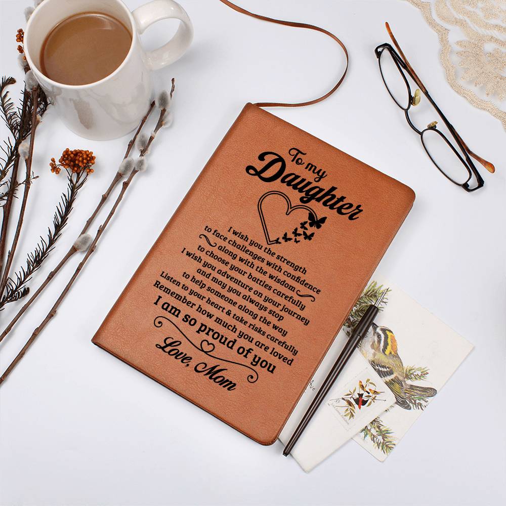 Daughter Gift-Leather Journal-from Mom - Image 6
