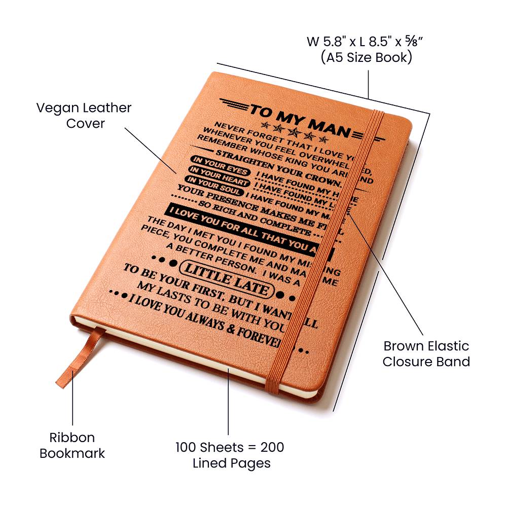My Man Gift, "Straighten Your Crown", Graphic Journal - Image 3