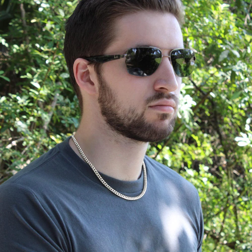 Son Gift, From Mom "Never Forget That I Love You"- Cuban Chain Necklace - Image 7
