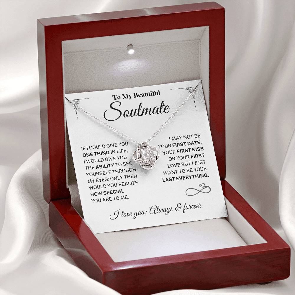 Soulmate Gift-Last Everything-Love Knot Necklace - Image 5