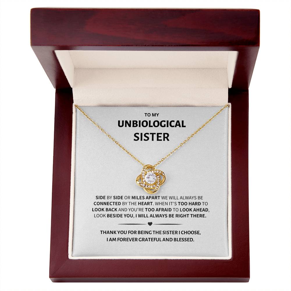 Unbiological Sister Gift- Forever Grateful and Blessed - Image 3