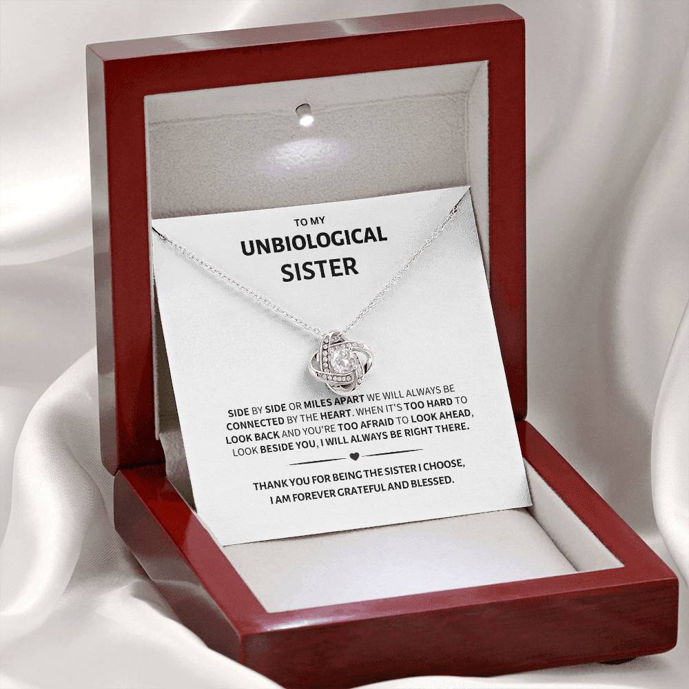 Unbiological Sister Gift- Forever Grateful and Blessed - Image 6